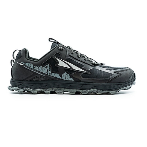 Tenis Senderismo Altra LONE PEAK 4.5 Hombre Negros | 45198OXSJ