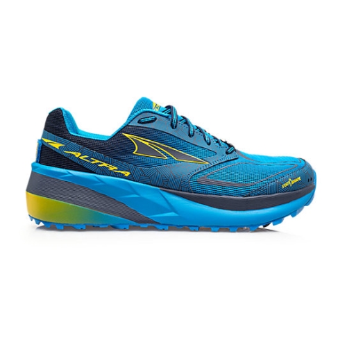 Tenis Senderismo Altra OLYMPUS 3.5 Hombre Azules Amarillos | 70196RSMD