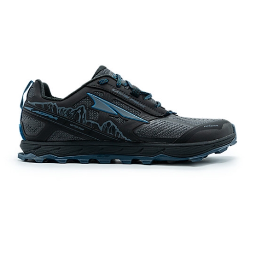 Tenis Trail Altra LONE PEAK 4 Hombre Negros Azules | 06971PKFB