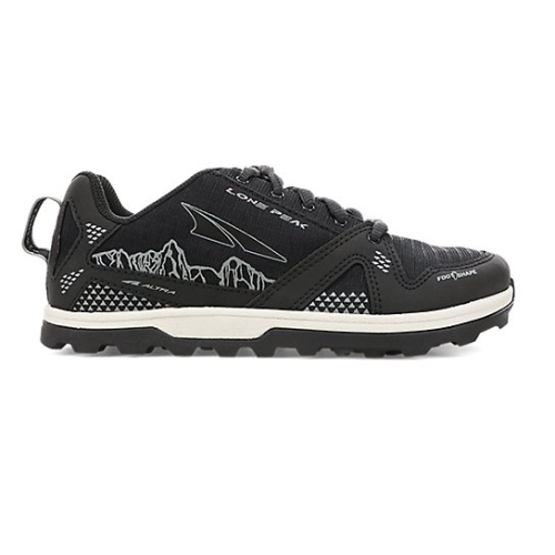 Tenis Trail Altra LONE PEAK Hombre Negros | 19705IURL